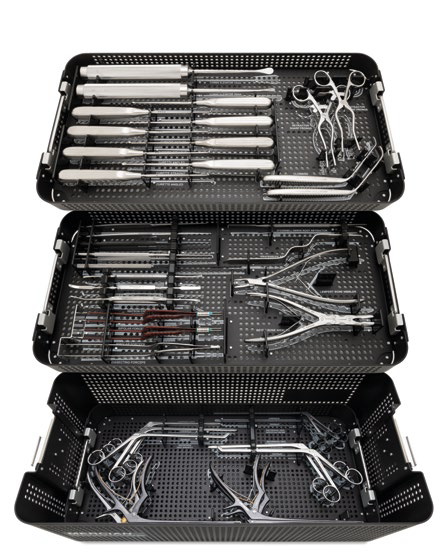 Trousse d'instruments pour la colonne cervicale