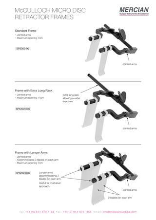Cuchillas y bastidores más largos de McCulloch