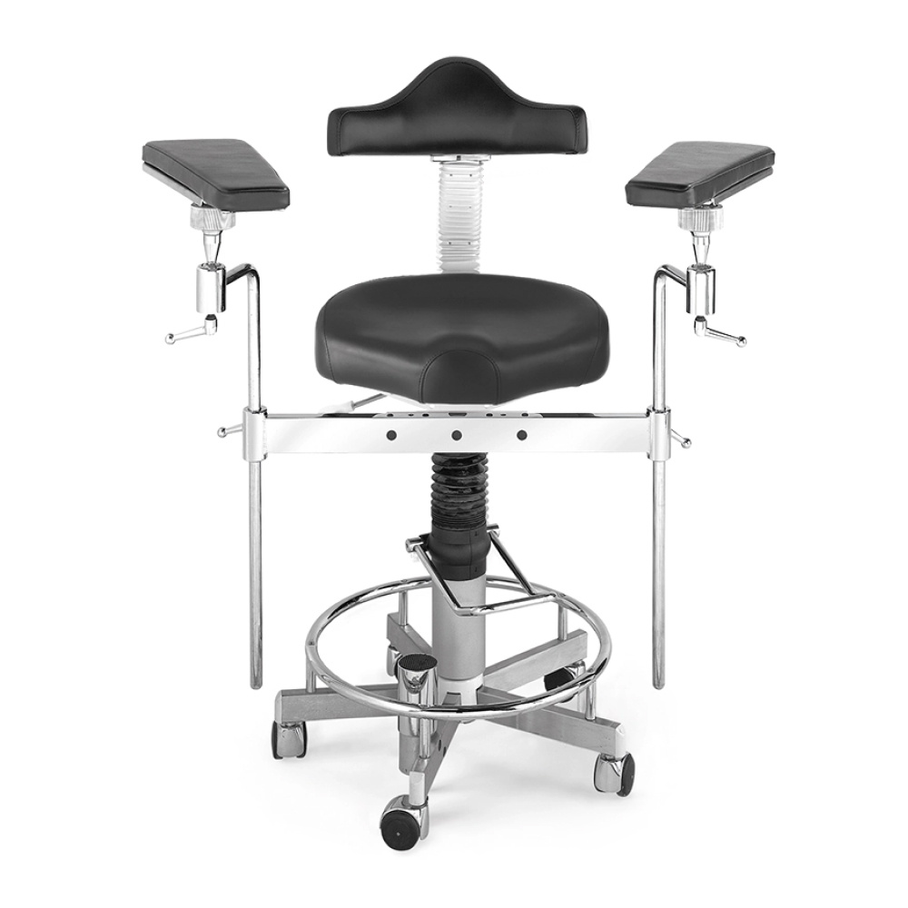 Taburete para microcirugía Coburg, disponible en Mercian Surgical